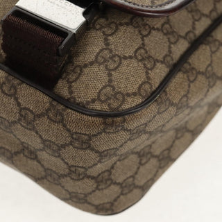 Gucci Interlocking G Messenger Bag GG Coated Canvas