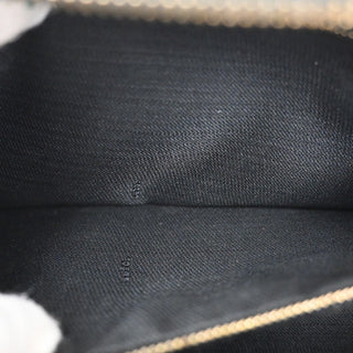 Fendi Vintage Pequin Boston Bag Coated Canvas