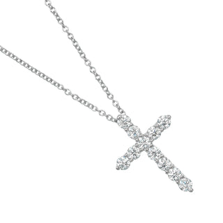Tiffany & Co. Cross Pendant Platinum and Diamonds