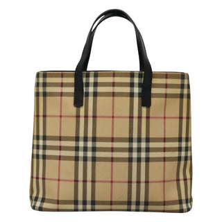 Burberry Nova Check Tote canvas check pattern