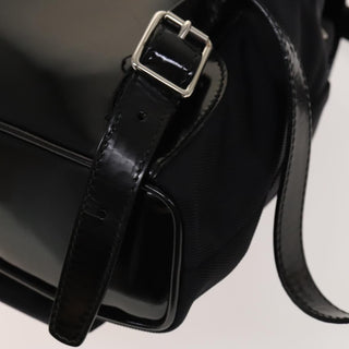 Gucci Vintage Bamboo Backpack Canvas and Leather