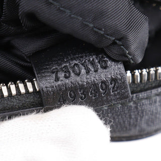 Gucci Interlocking G Patch Zip Around Crossbody Bag GG Supreme Canvas