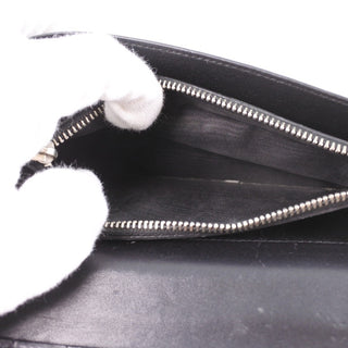 Saint Laurent Classic Zip Around Organizer Wallet Leather