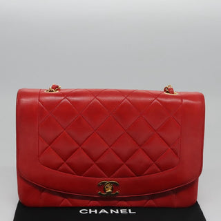 Chanel Vintage Diana Flap Bag Quilted Lambskin