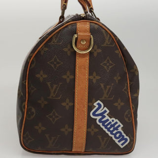 Louis Vuitton Speedy Bandouliere Bag Limited Edition Patches Monogram Canvas