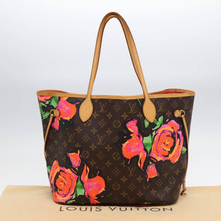 Louis Vuitton Neverfull Tote Limited Edition Monogram Roses