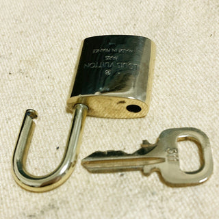 Louis Vuitton Cadenas Bag Charm Gold-plated