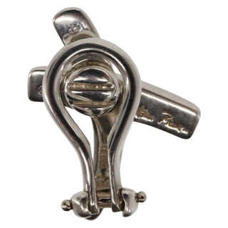 Tiffany & Co. Paloma Picasso Graffiti X Clip-On Earrings Silver