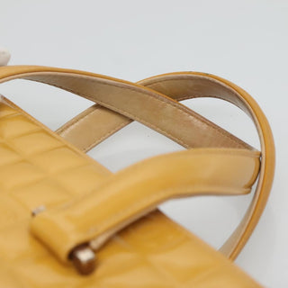 Chanel Chocolate Bar CC Tote Quilted Patent