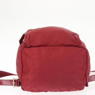 Prada Front Pocket Buckle Backpack Re-Nylon and Shearling