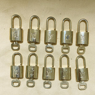 Louis Vuitton Cadenas Bag Charm Gold-plated