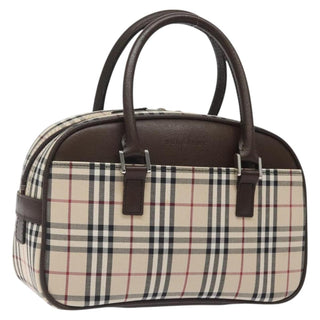 Burberry Nova Check Bowling Bag Canvas