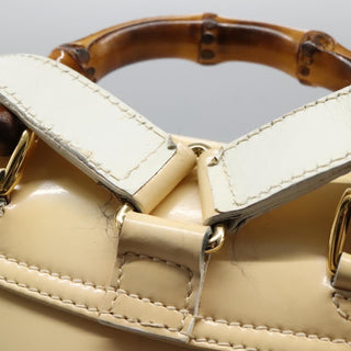 Gucci Vintage Bamboo Backpack Patent