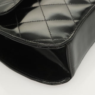 Chanel Vintage ID Bracelet Flap Bag Quilted Patent