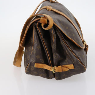 Louis Vuitton Saumur Handbag Monogram Canvas