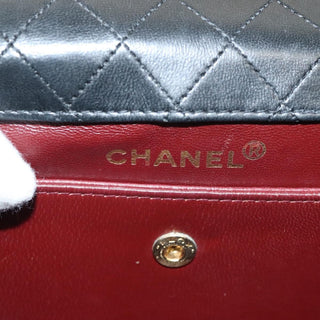 Chanel Vintage Trapezoid CC Flap Bag Leather