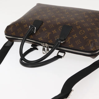 Louis Vuitton Porte-Documents Jour Bag Macassar Monogram Canvas