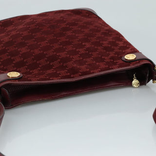 Celine Vintage Macadam Shoulder Bag Suede