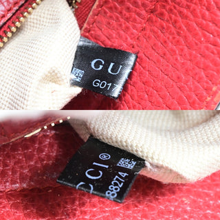 Gucci Swing Crossbody Bag Pebbled Leather