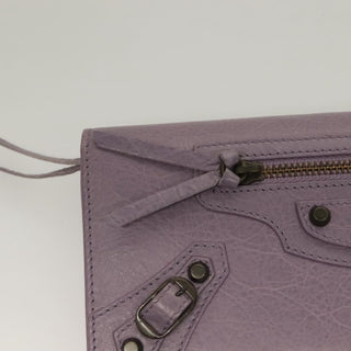 Balenciaga Classic Continental Zip Around Wallet Leather