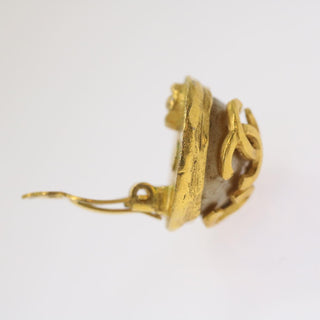 Chanel Vintage Triple cc earrings Metal