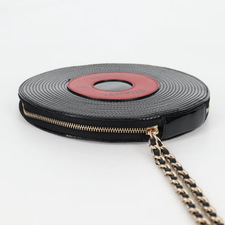 Chanel Record Wristlet Stitched Patent