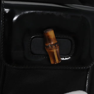 Gucci Vintage Bamboo Backpack Patent