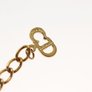 Christian Dior CD Round Pendant Necklace Metal