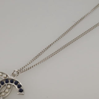 Chanel CC Pendant Necklace Metal