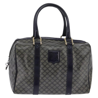 Celine Vintage Boston Bag Macadam Coated Canvas