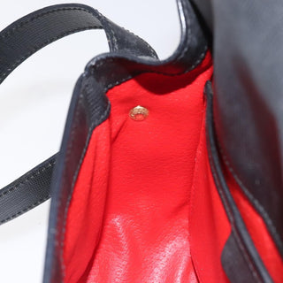 Celine Vintage Circle Logo Crossbody Bag Leather