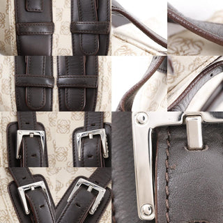 Loewe Vintage Anagram Handbag Canvas with Leather