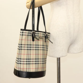 Burberry Nova Check Tote canvas check pattern
