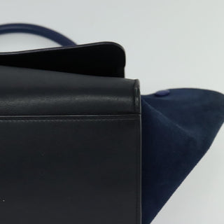 Celine Trapeze Bag Leather with Suede