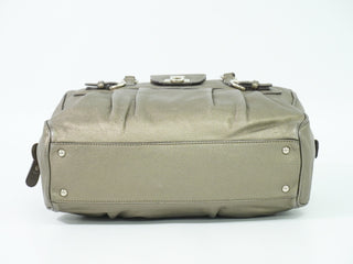 Salvatore Ferragamo Gancini Buckle Shoulder Bag Leather