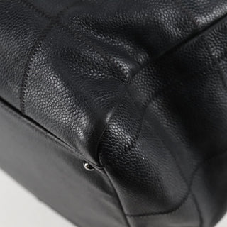 Chanel Square Stitch Shoulder Bag Quilted Caviar