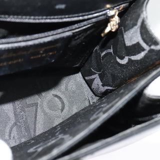 Salvatore Ferragamo Gancini Convertible Top Handle Bag Leather