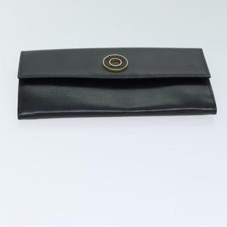 Celine Circle Logo Compact Wallet Leather