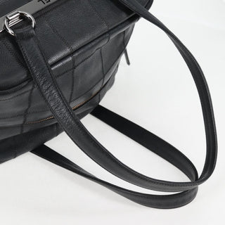 Chanel Square Stitch Shoulder Bag Quilted Caviar