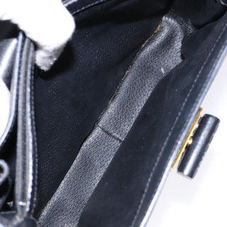 Celine Vintage Convertible Top Handle Bag Macadam Coated Canvas