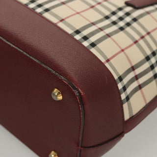 Burberry Nova Check Tote canvas check pattern