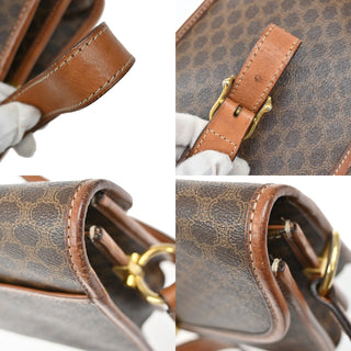 Celine Macadam Shoulder Bag Leather