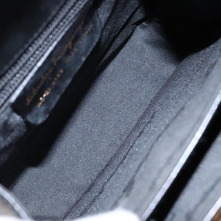 Salvatore Ferragamo Gancini Convertible Top Handle Bag Leather