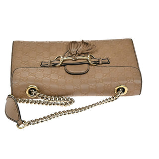 Gucci Emily Chain Flap Bag Guccissima Leather
