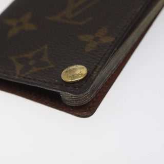 Louis Vuitton Porte Cartes Pression Card Case Monogram Canvas