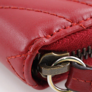 Gucci GG Marmont Zip Around Wallet Matelasse Leather