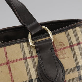 Burberry Onslow Tote Haymarket Coated Canvas