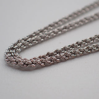 Christian Dior CD Logo necklace Silver-Plated