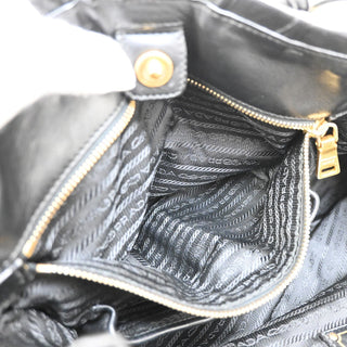 Prada Gaufre Convertible Satchel Tessuto