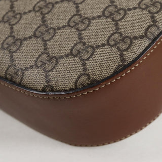 Gucci Chain Crossbody Bag Blooms Print GG Coated Canvas